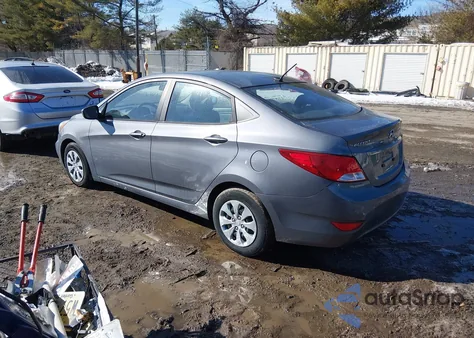 2017 Hyundai Accent Se z USA, uszkodzony, nr VIN KMHCT4AE0HU239134